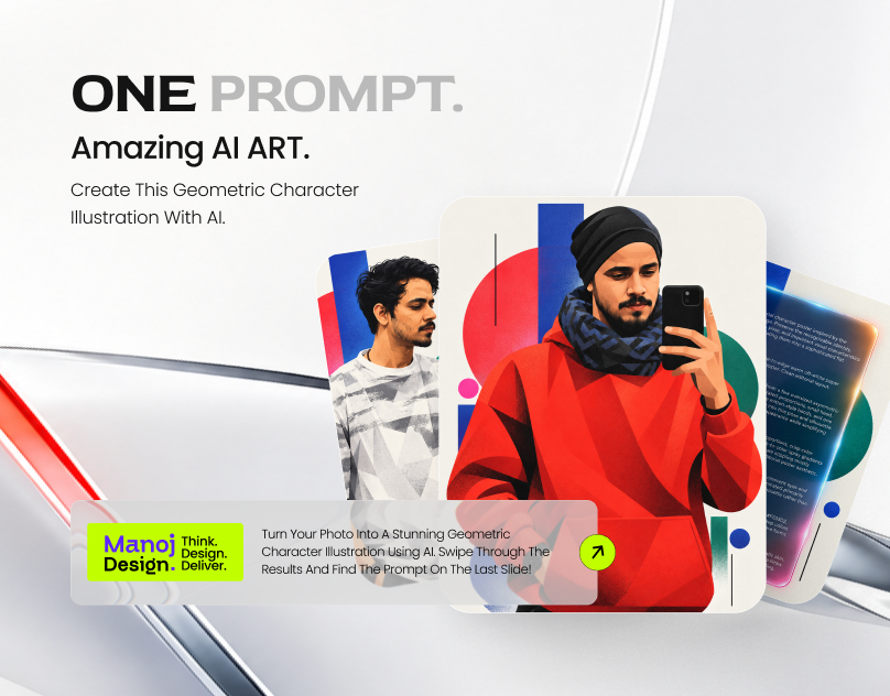 One Prompt, Multiple Looks — AI Creative / AI Experiments by Manoj Kumar