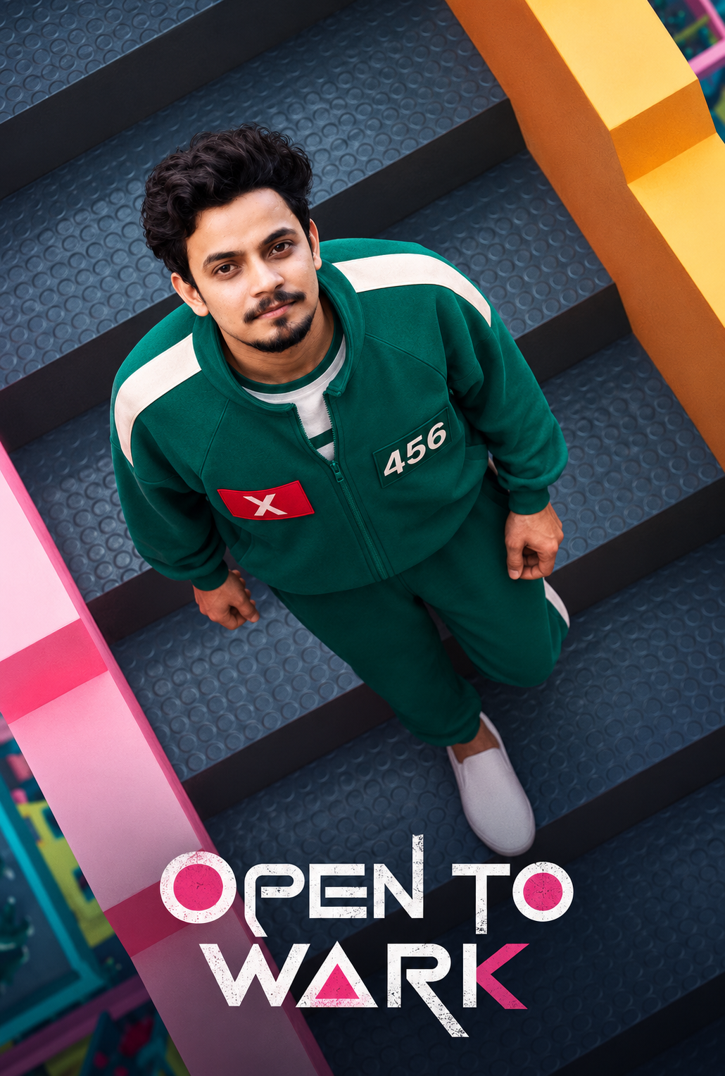 Cinematic Open to Work poster by Manoj Kumar